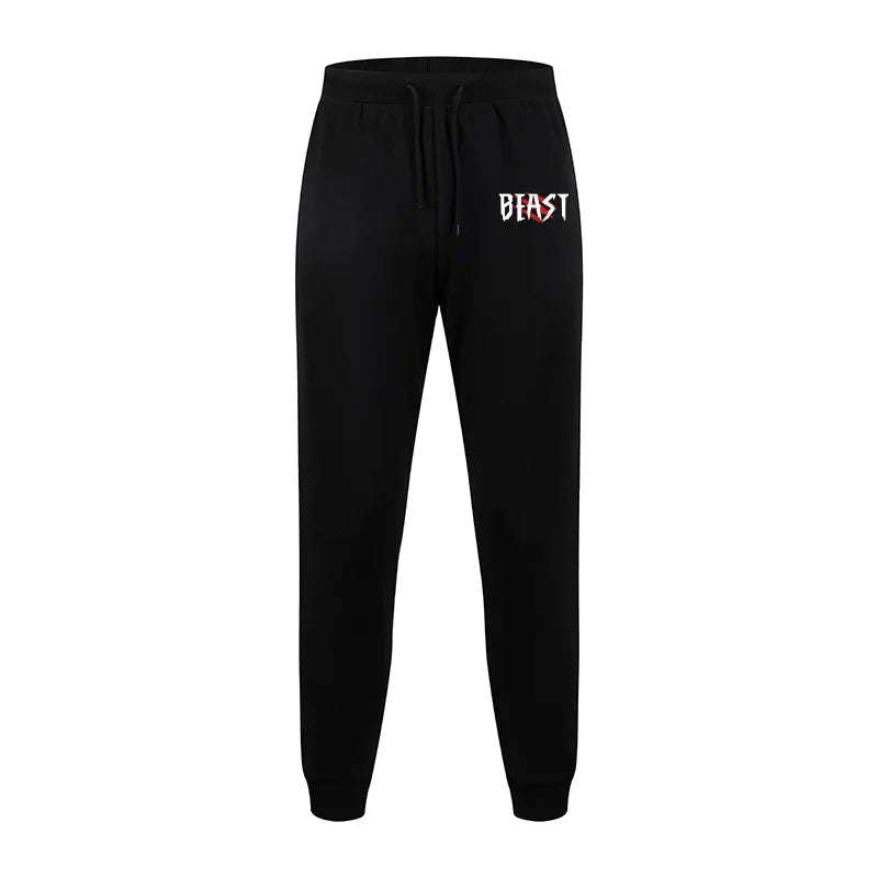 Mens Streetwear 2 Piece Set 2025 New Half Zip Hoodie and Joggers Tracksuit