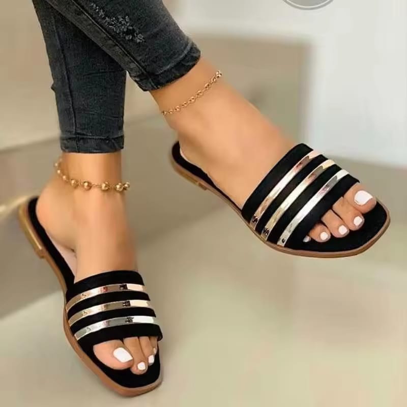 Comfort Plus Size Slippers Flat Sandals
