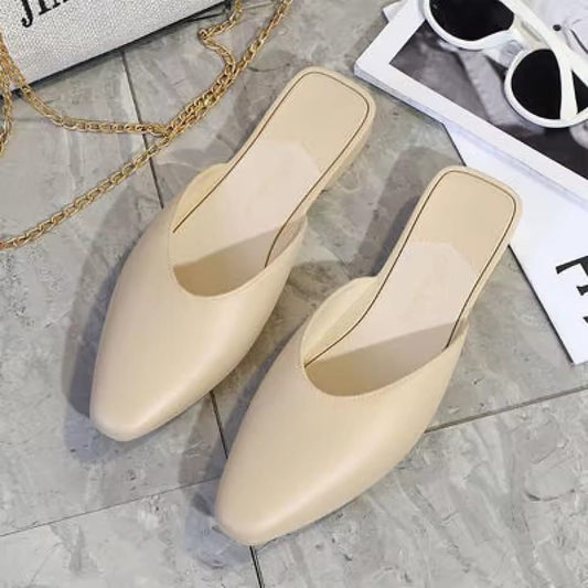 Outdoor Flat Low-heeled Slip-on Lazy Sandals