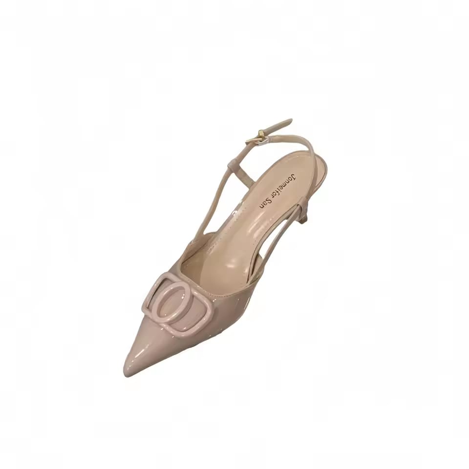 High Heels Women's Patent Leather Work Shoes